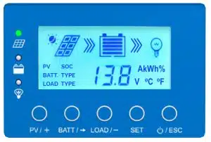 EPEVER Charge Controller Parameter Display