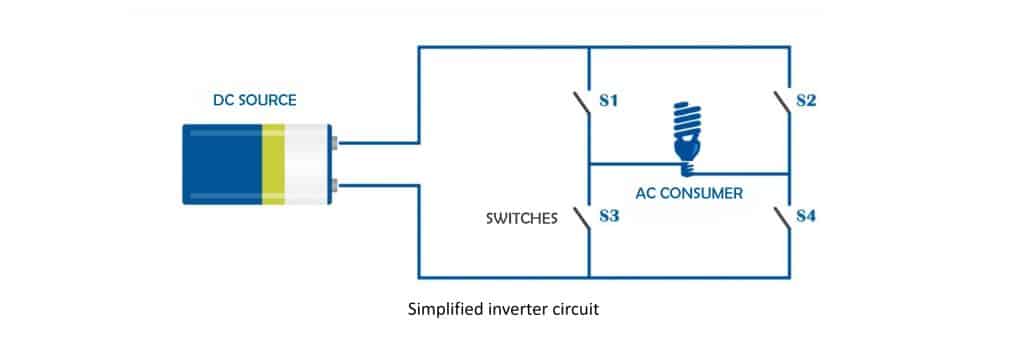 simplified inverter circuit