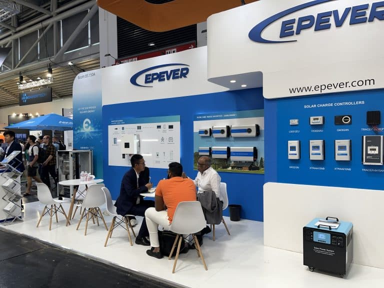 EPEVER HPS-AL solar power system at intersolar europe