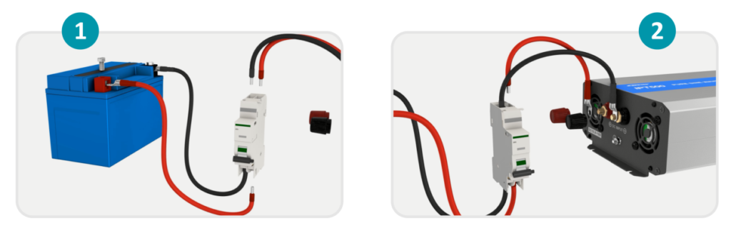 connect the DC input